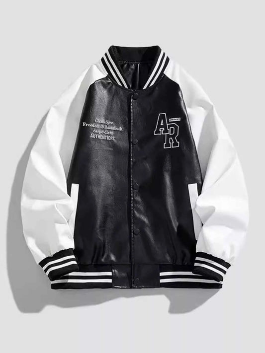 Men's Plus Size Snap Down Long Sleeve Jacket